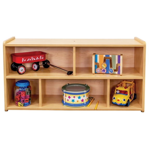Tot Mate Toddler Wooden Compartment Storage, Shelves/Bookshelf, Maple ...