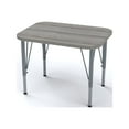 thumbnail image 1 of Tot Mate Versa Adjustable Height Kids Desk Table, Short Size (Shadow Elm Gray, 14 - 23" H), 1 of 5