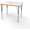 thumbnail image 1 of Tot Mate Versa Kid's Activity Desk Adjustable Height Large Rectangular Orange Grove, Tall 21 - 30" H, 1 of 5