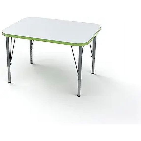 Tot Mate Versa Kid's Desk Adjustable Height Table, Large Rectangular School Desk, Island, 14 - 23" H