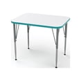 thumbnail image 1 of Tot Mate Versa Kid's Desk Adjustable Height Table, Modern School Desk, Tall Size, Ocean, 21 - 30" H, 1 of 5