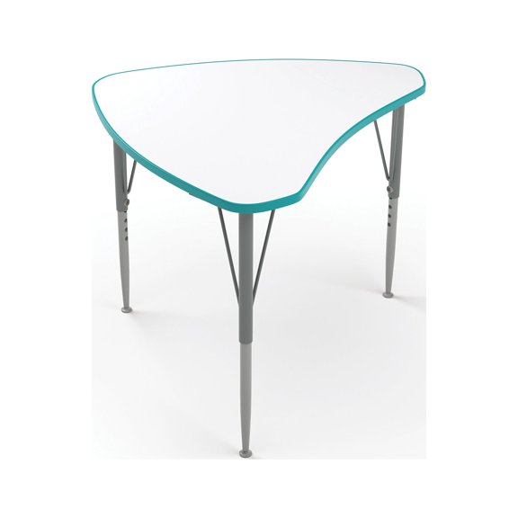 Tot Mate Versa Kid's Desk Adjustable Height Table, Ocean, Short 14 - 23" H, Shutter