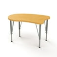 thumbnail image 1 of Tot Mate Versa Kid's Desk Adjustable Height Table, School Desk, Maple, Short 14 - 23" H, Curve, 1 of 2