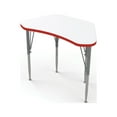 thumbnail image 1 of Tot Mate Versa Kid's Desk Adjustable Height Table, School Desk, Red, Tall 21 - 30" H, Lge Wing, 1 of 5