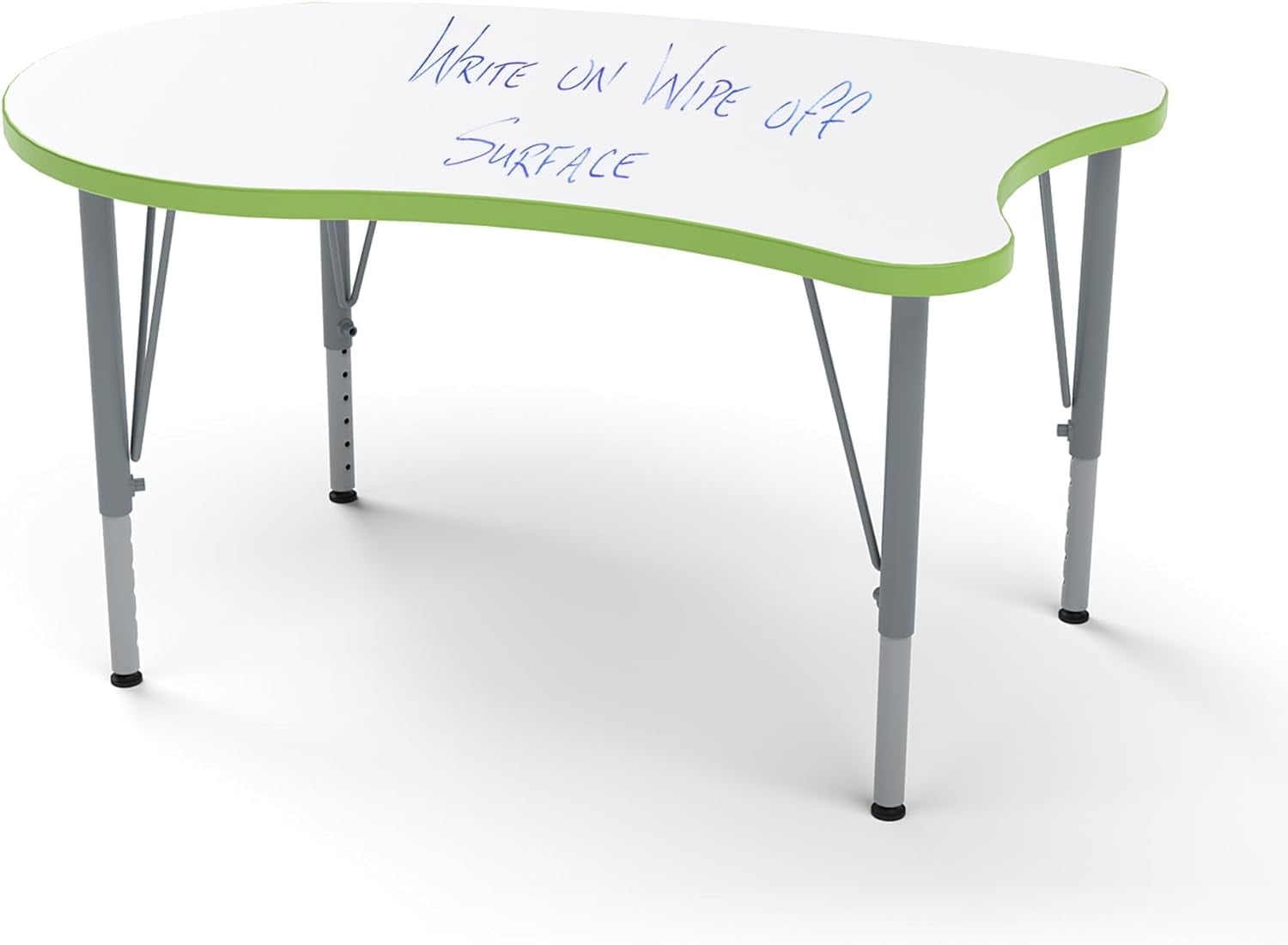 Tot Mate Versa Kids Whiteboard School Desk, Adjustable Height, Island