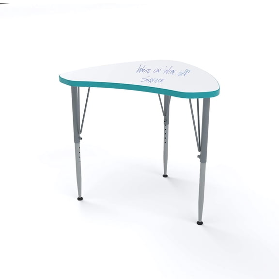 Tot Mate Versa Markerboard Desks, Adjustable Height Kids Table, Ocean, 14 - 23" H, Shutter