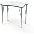 thumbnail image 1 of Tot Mate Versa Markerboard School Desk Adjustable Kids Table, Midnight Velvet, Tall 21 - 30" H Curve, 1 of 5