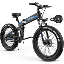 TotGuard 26"x4" Electric Bike,  Fat Tire 500W Ebike, Foldable Electric Bicycles E Bikes for Adults Electric 48V 10Ah Battery, Dual Shock Absorber, Lockable Fork UL2849