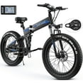 thumbnail image 1 of TotGuard 26"x4" Electric Bike, Fat Tire 500W Ebike, Foldable Electric Bicycles E Bikes for Adults Electric 48V 10Ah Battery, Dual Shock Absorber, Lockable Fork UL2849, 1 of 21