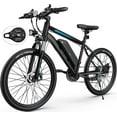 thumbnail image 1 of TotGuard Electric Bike for Adults, 26" Ebike 350W Adult Electric Bicycles, Electric Mountain Bike with 36V 10.4Ah Battery, Suspension Fork, Shimano 21 Speed Gears UL2849, 1 of 12