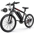 thumbnail image 1 of TotGuard Electric Bike for Adults, 26" Ebike 350W Adult Electric Bicycles, Electric Mountain Bike with 36V 10.4Ah Battery, Suspension Fork, Shimano 21 Speed Gears UL2849, 1 of 12