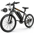 TotGuard Electric Bike for Adults, 26" Ebike 500W Peak Motor, 19.8MPH
