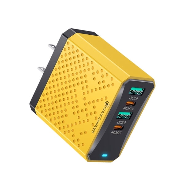 Total 100W 4 Port USB QC3.0 PD Charger Type C USB Mobile Phones Charger Quick Charge Adapter ,Fast Charging Devices