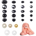 thumbnail image 1 of Total 180PCS Safety Eyes and Noses for Amigurumi with Washers Plastic Stuffed Crochet Eyes Shank Design Safety Eye Stuffed Animal Eyes, 1 of 7