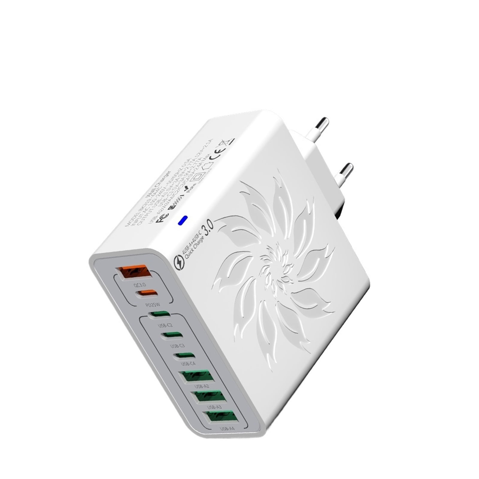 Total 65W Muti Port USB C Charger High Speed USB Quick Charge Type C PD Fast Charging Adapter