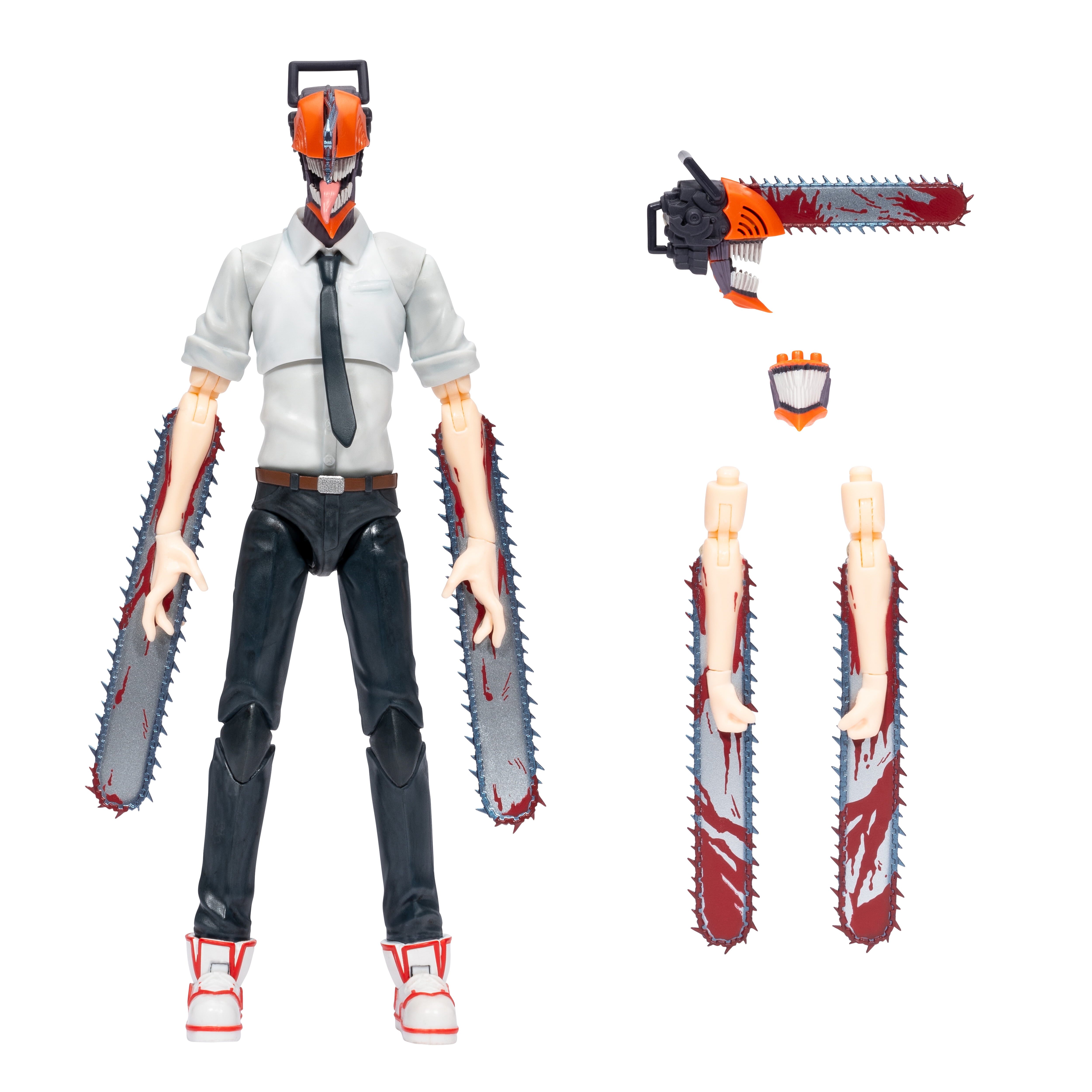 Total Anime Chainsaw Man - 6.5-Inch Figure with Alternate Head and