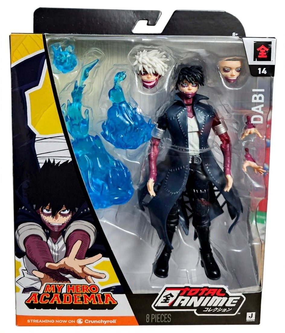 Total Anime Dabi - 6.5-Inch Figure with Swappable Faceplates