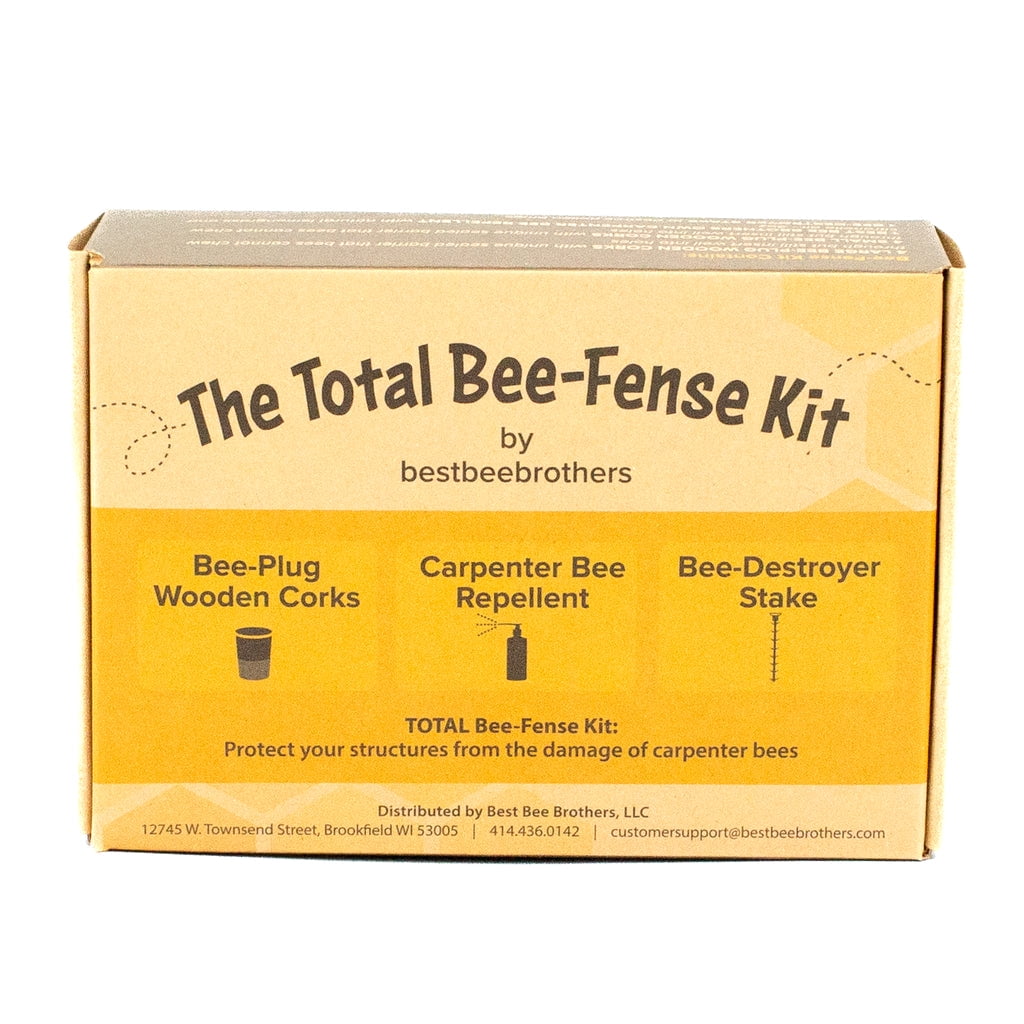 Total Bee-Fense Kit for Repairing Carpenter Bee Damage by Best Bee Brothers