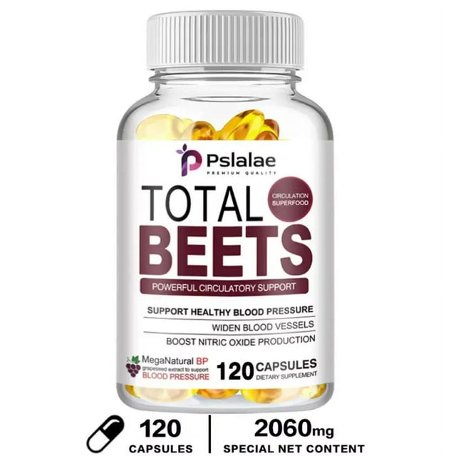 Total Beets Blood Pressure Support Reviews Total Beets 2060mg - Aids in Healthy Circulation, Heart & Blood