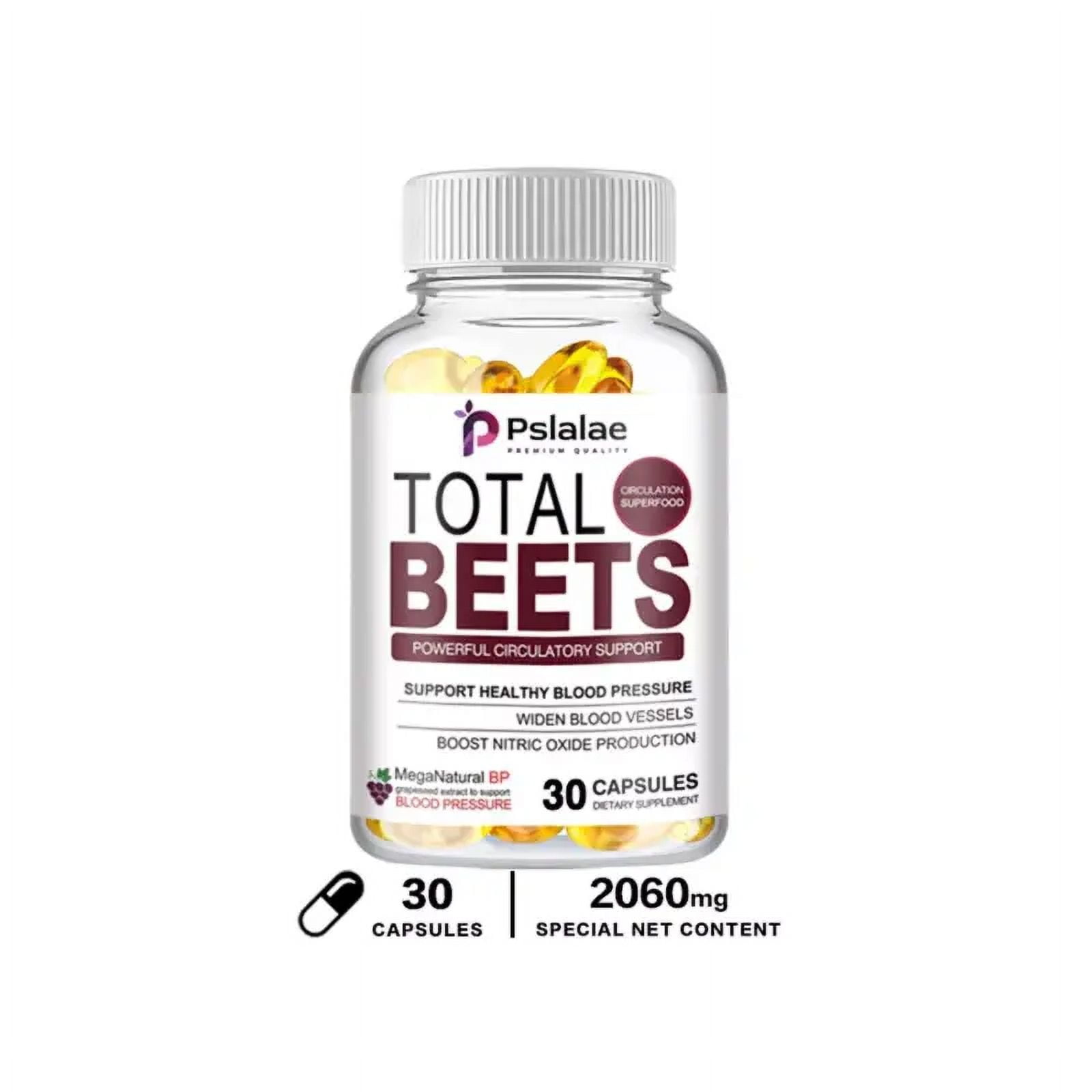 Total Beets 2060mg - Aids In Healthy Circulation, Heart & Blood ...