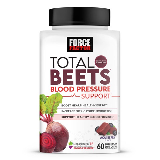 Total Beets Blood Pressure Support Supplement, Beets Supplements with Beet Powder, GreatTasting