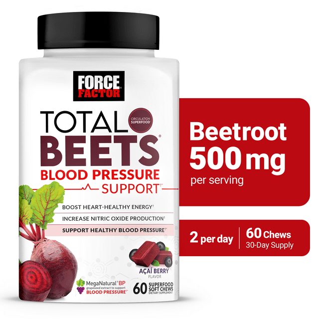Total Beets Blood Pressure Support Supplement, Beets Supplements with