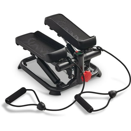 Sunny Health & Fitness Exercise Products Twist Stepper Machine with Free Smart SunnyFit App