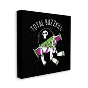 Total Buzzkill Animation Parody Toy Pun Inspirational Gallery-Wrapped Canvas Print Wall Art, 17x17