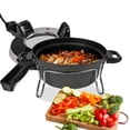 thumbnail image 1 of Total Chef Czech Cooker Electric Oven, Classic European Style One-Pot Multicooker, Non-Stick Mini-Oven with Adjustable Temperature, Portable All-in-One Cooking for Dorm Rooms, Cottage, RV, Camping, 1 of 7