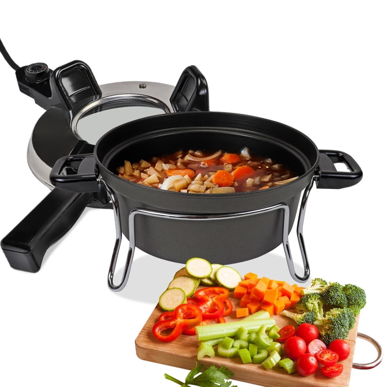 Free Shipping! Total Chef TCCZ02SN 450 Watts Czech Cooker (3