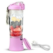 خلاط توتال شيف اللاسلكي المحمول 20 أونصة، قابل لإعادة الشحن عبر USB، أرجواني