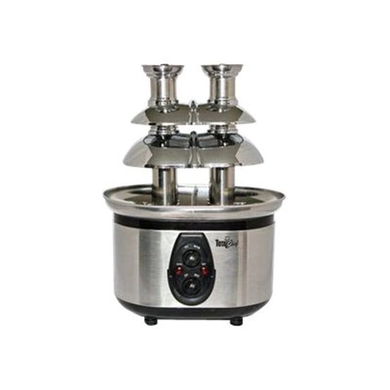 Total Chef WTF-43E 3-Tier Dual Tower Chocolate Fountain - Walmart.com