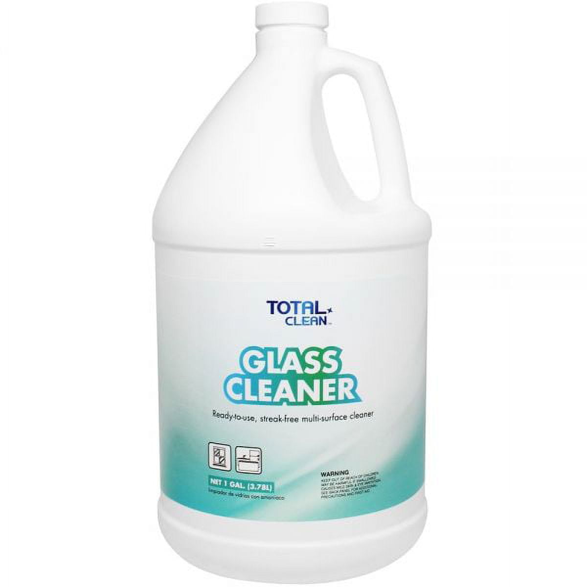 Total Clean Glass Window Cleaner, 1 Gallon - Case of 4 Bottles