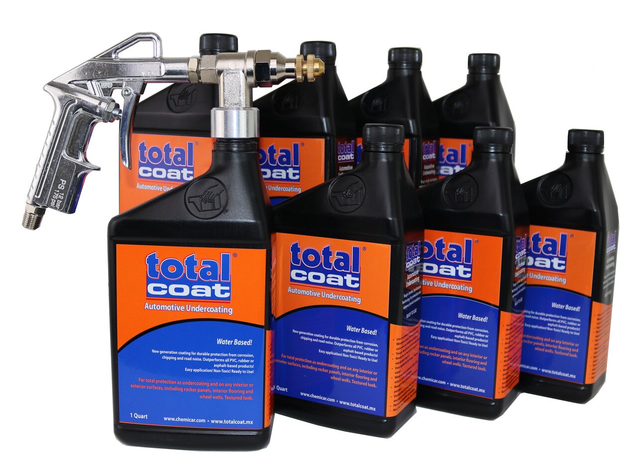 Total Coat Undercoating for Cars Trucks Auto Undercoating Kit Includes