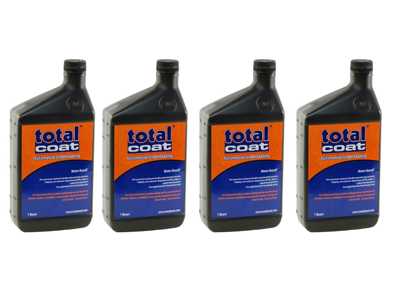 Total Coat Undercoating for Vehicles Water-Based Formula Auto Undercoating 4 Quarts