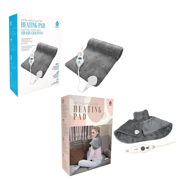 Total Comfort Package: Neck Shoulder Warmer + Electric Heat Pad by Pursonic
