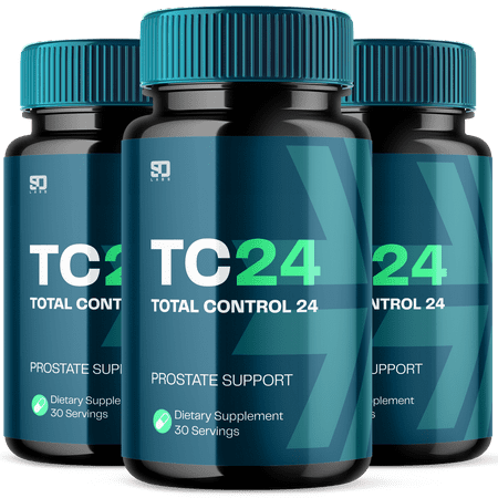 Total Control 24 Prostate Support Supplement Advanced Mens Wellness Vitamin 180 Capsules