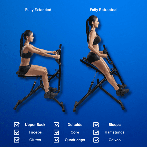 Total Core Crunch Power Rider Abdominal Trainer