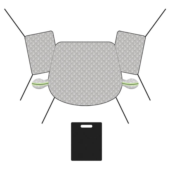 Total Coverage Windshield Ice Heat Barrier for Side Glass Sentries Mobile Security Trucks