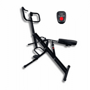 Total Crunch Power Rider for Abs and Glutes - Innovative Squat Machine for Ultimate Core and Gluteal Workout
