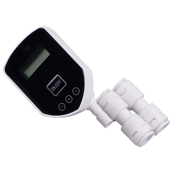 Total Dissolved Solids Meter, In-Line Water Tester with LED Indicators, Real-Time Display, 2-Prong Connector, 2% Accuracy for Aquariums, RO-RODI Systems