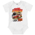 thumbnail image 1 of Total Domination Racecar Champion Bodysuit Jumper Boys Infant Baby Brisco Brands NB, 1 of 6