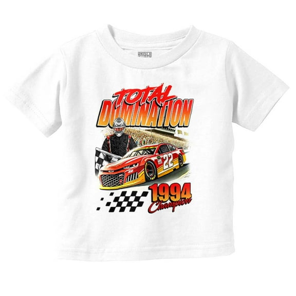 Total Domination Racecar Champion Youth T Shirt Tee Boys Infant Toddler Brisco Brands 6M