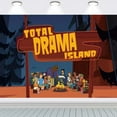 thumbnail image 1 of Total Drama Island Backdrop Taspestry Banner Party Supplies Background Poster Decor Decorations, 1 of 6