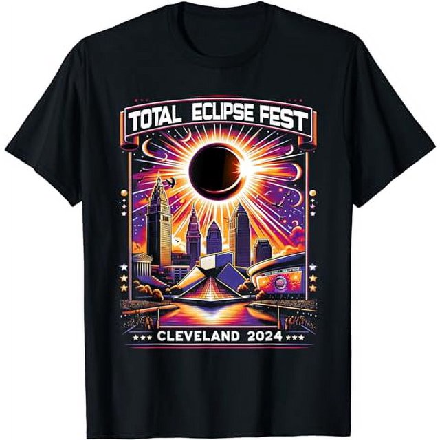 Total Eclipse Fest 2024 Festival in Cleveland Ohio Vintage TShirt