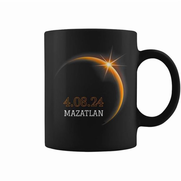 Total Eclipse Solar 2024 Mazatlan Totality Spring 40824 Coffee Mugs