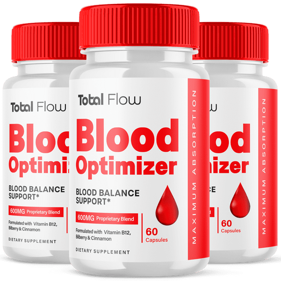 Total Flow Blood Balance Support Pills Advanced Formula Vitamin Supplement TotalFlow 180 Capsules