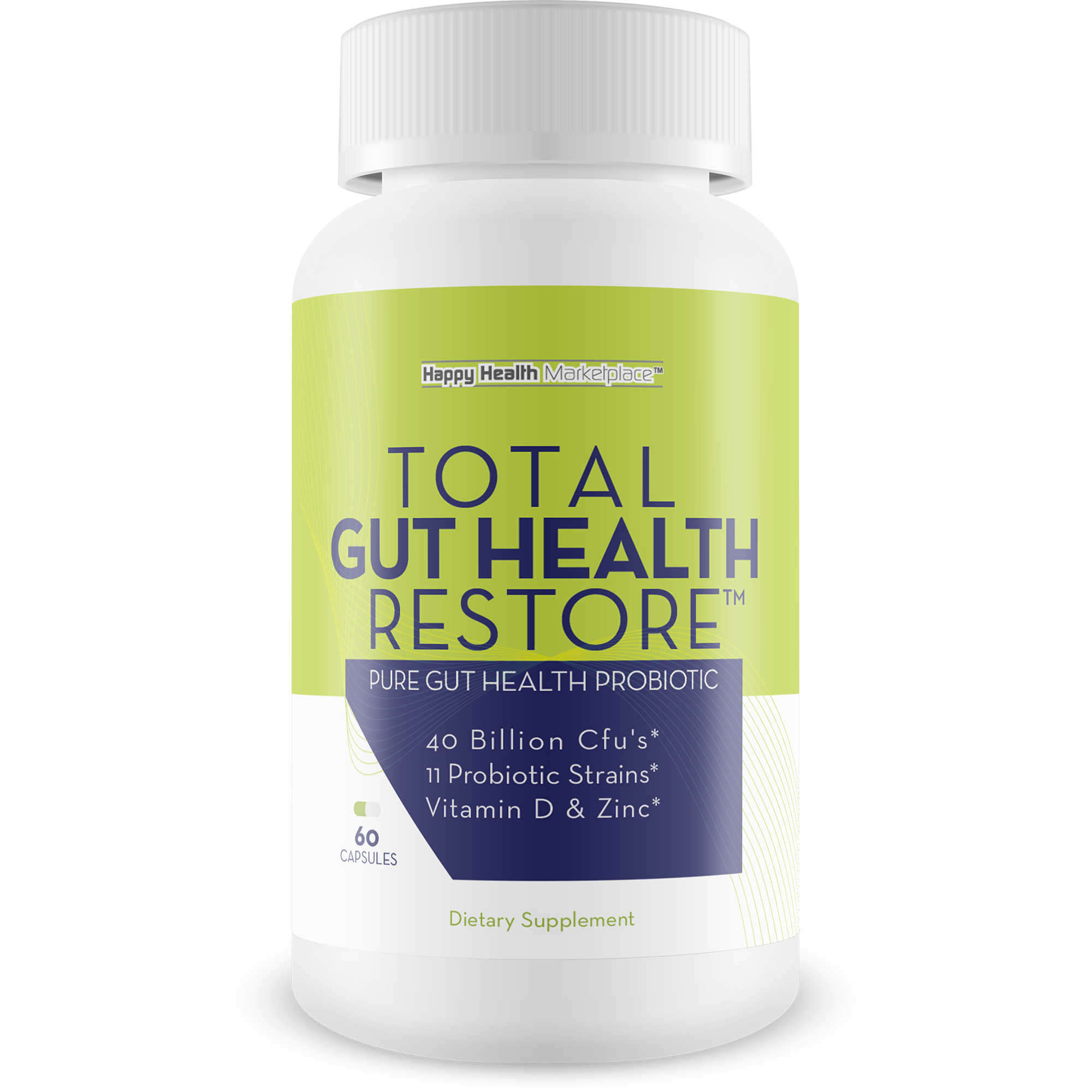 Total Gut Health Restore Probiotic Gut Health Supplements for Overall