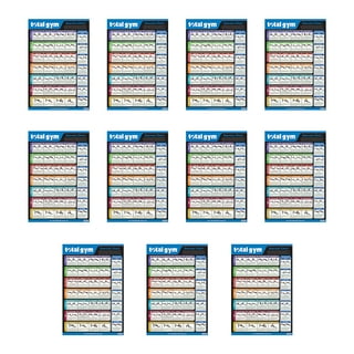 Total Gym Workout Chart