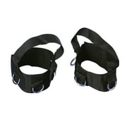 Total Gym Ankle Cuff Workout Accessory, Lower Body Strength Training, Black, Set of 2